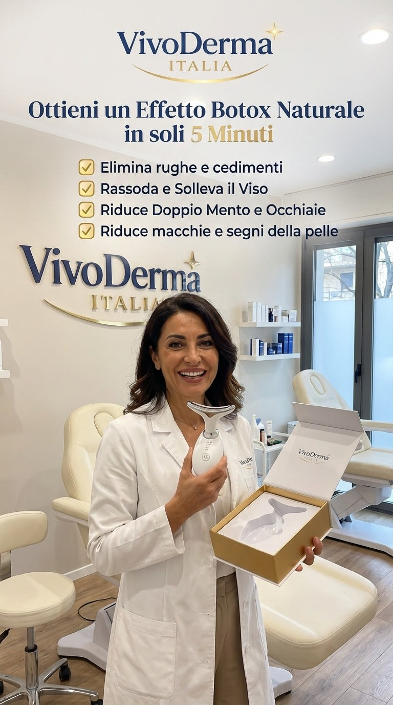 Dispositivo anti-rughe e macchie con LED e Laser